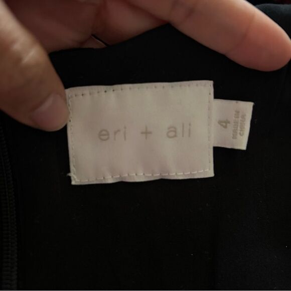 Eric + Ali Anthropologie Womens Hutch Porto Floral Velvet Dress sz 4 Multicolor - Picture 4 of 5